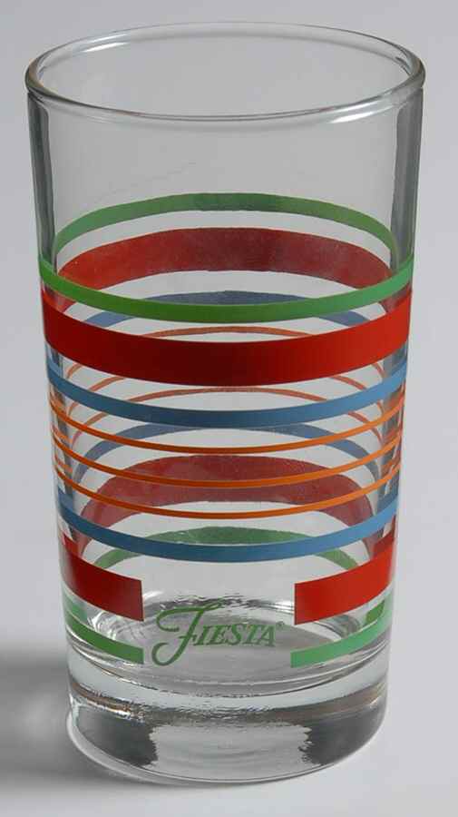 Fiestaware Coordinates 6 Oz Glassware Juice by Homer Laughlin -1