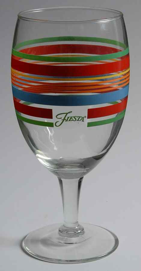 Fiestaware Coordinates 14 Oz Glassware Iced Tea by Homer Laughlin -1
