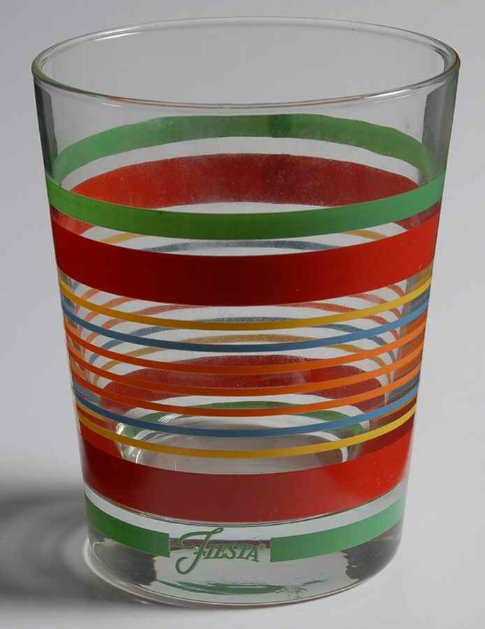 Fiestaware Coordinates 14 Oz Glassware Double Old Fashioned by Homer Laughlin -1