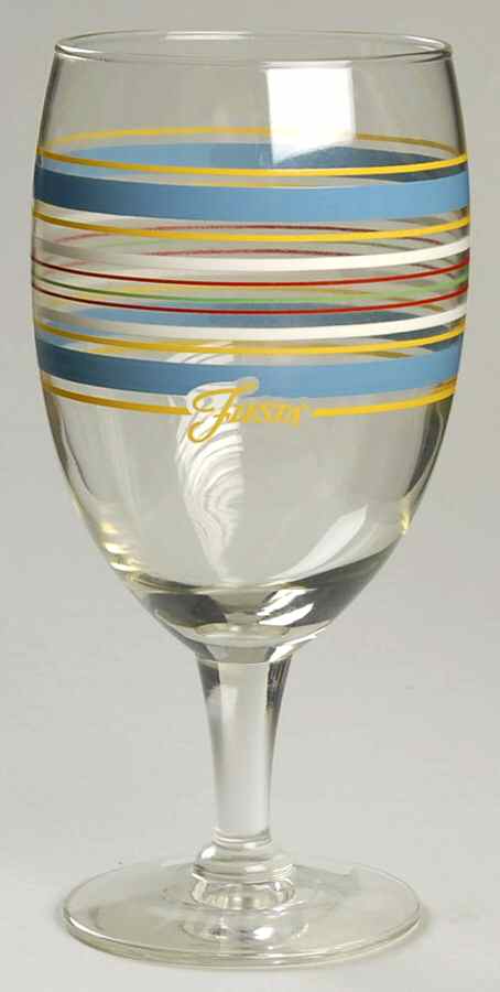 Fiestaware Coordinates 14 Oz Glassware Iced Tea by Homer Laughlin -1
