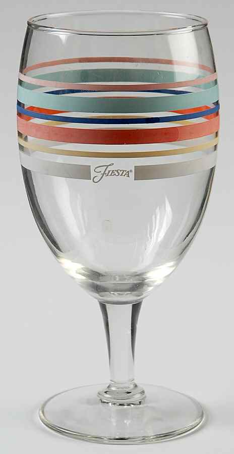Fiestaware Coordinates 16 Oz Glassware Iced Tea by Homer Laughlin -1