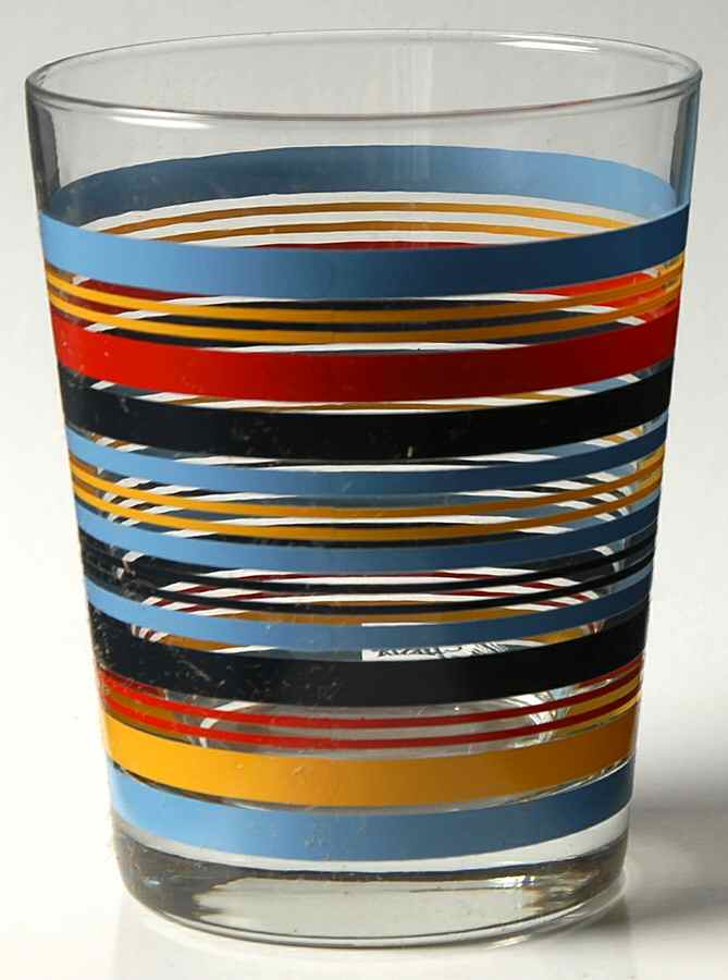 Fiestaware Coordinates 14 Oz Glassware Double Old Fashioned by Homer Laughlin -1