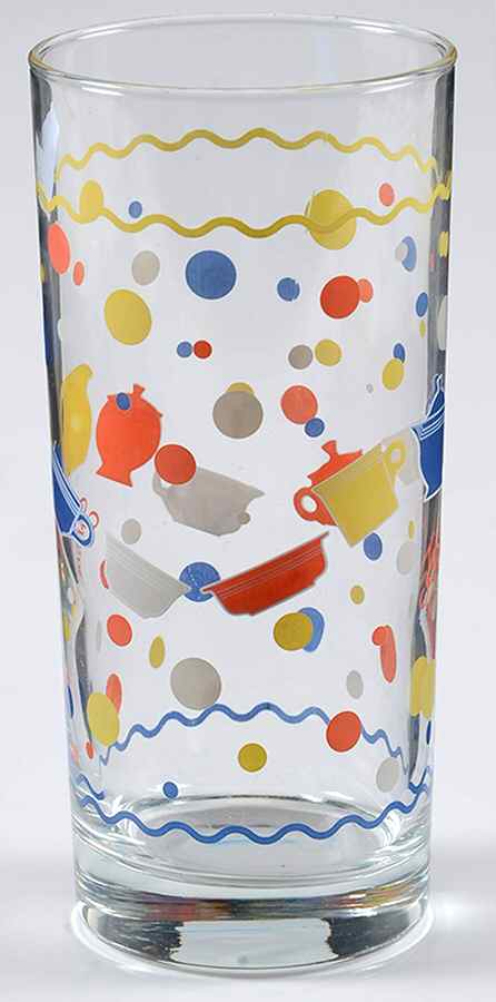 Fiestaware Coordinates 12 Oz Glassware Tumbler by Homer Laughlin -1