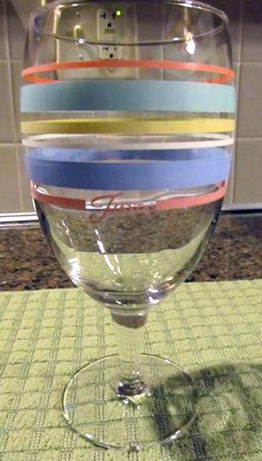 Fiestaware Coordinates 14 Oz Glassware Iced Tea by Homer Laughlin -1