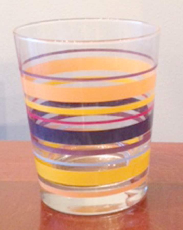 Fiestaware Coordinates 14 Oz Glassware Double Old Fashioned by Homer Laughlin -1