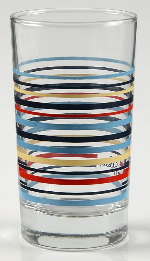 Fiestaware Coordinates 6 Oz Glassware Juice by Homer Laughlin -1