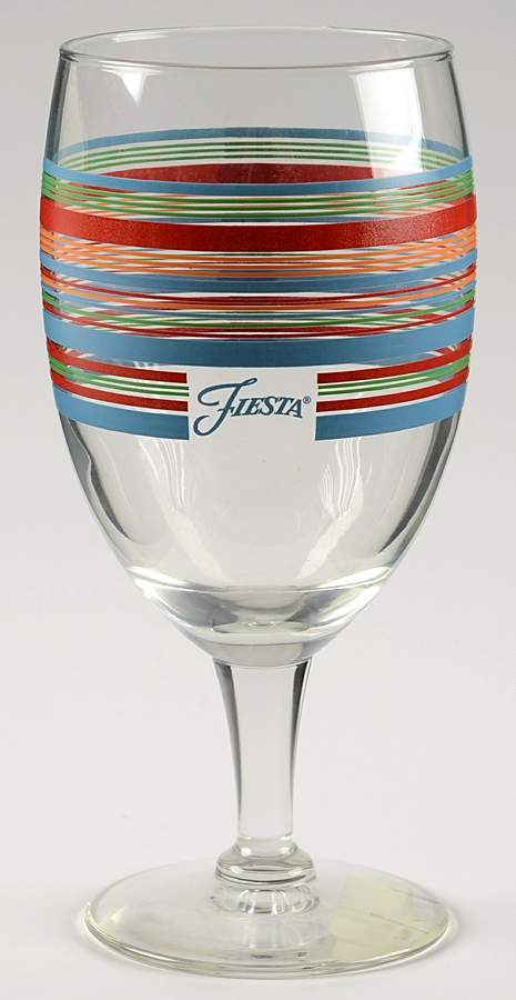 Fiestaware Coordinates 14 Oz Glassware Iced Tea by Homer Laughlin -1