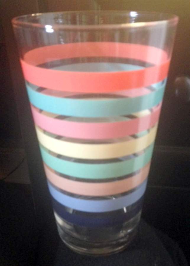 Fiestaware Coordinates 16 Oz Glassware Cooler by Homer Laughlin -1