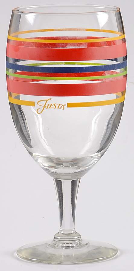 Fiestaware Coordinates 16 Oz Glassware Iced Tea by Homer Laughlin -1