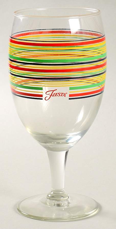 Fiestaware Coordinates 14 Oz Glassware Iced Tea by Homer Laughlin -1