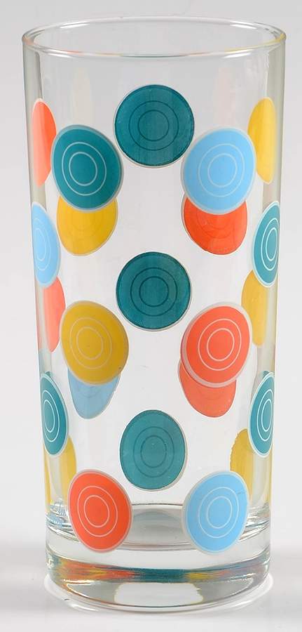 Fiestaware Coordinates 12 Oz Glassware Tumbler by Homer Laughlin -1