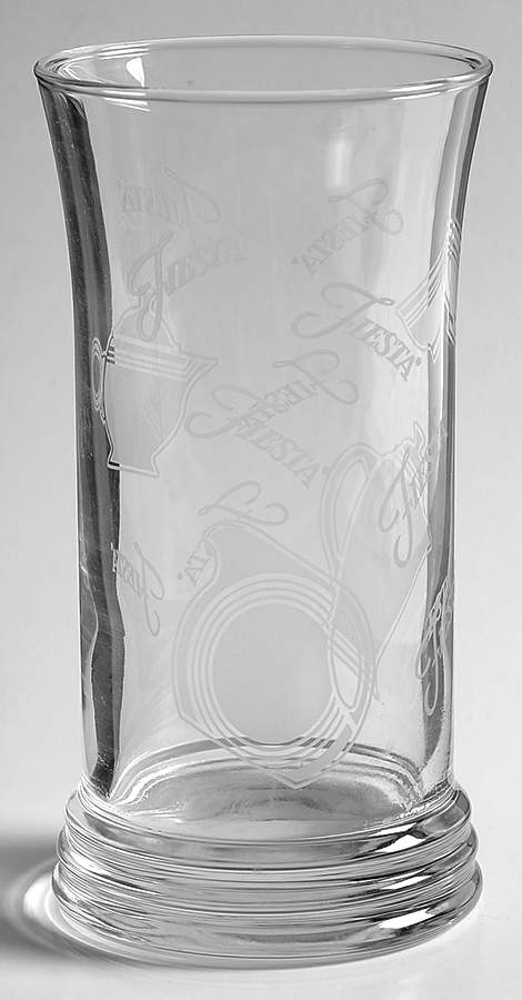 Fiestaware Coordinates Glassware Tall Tumbler by Homer Laughlin -1