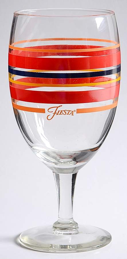 Fiestaware Coordinates 14 Oz Glassware Iced Tea by Homer Laughlin -1