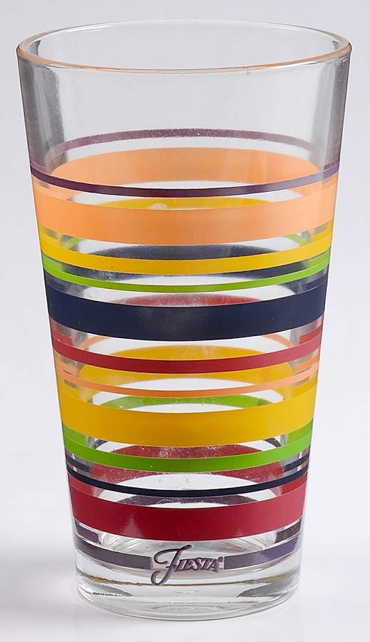 Fiestaware Coordinates 16 Oz Glassware Cooler by Homer Laughlin -1