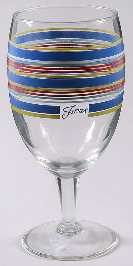 Fiestaware Coordinates 14 Oz Glassware Iced Tea by Homer Laughlin -1