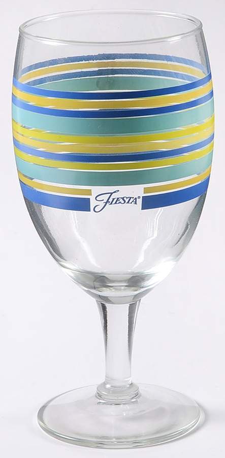 Fiestaware Coordinates 14 Oz Glassware Iced Tea by Homer Laughlin -1