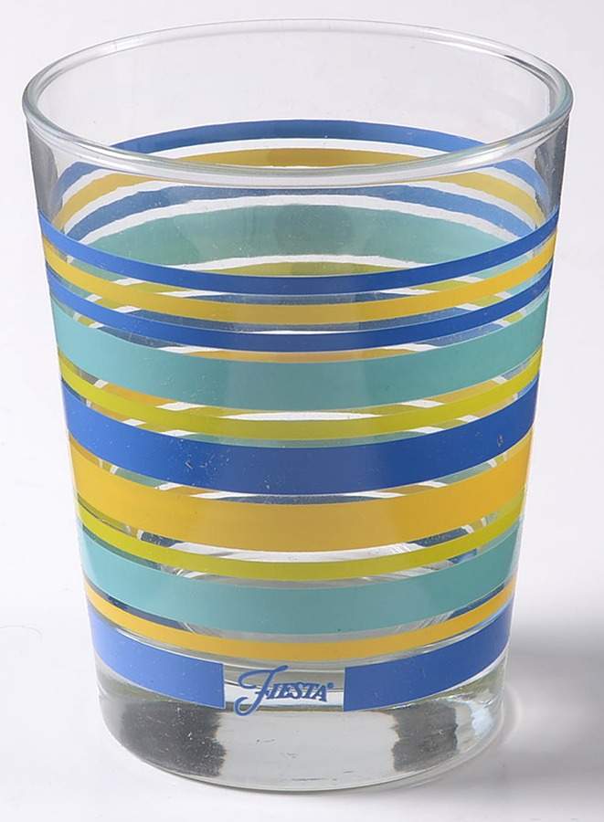 Fiestaware Coordinates 14 Oz Glassware Double Old Fashioned by Homer Laughlin -1