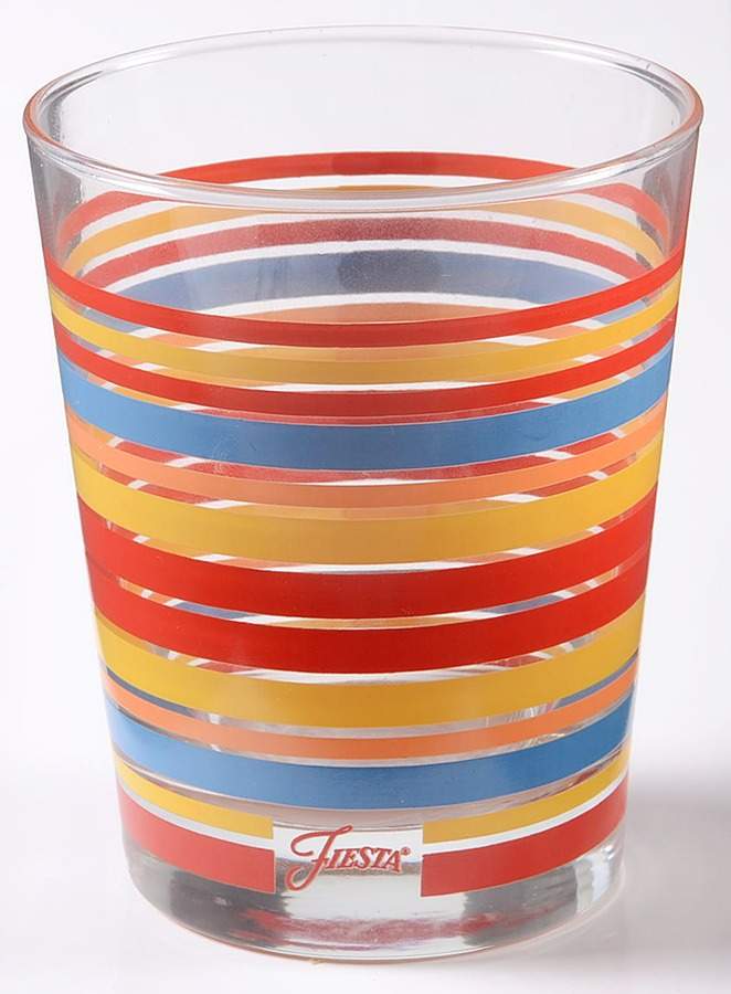 Fiestaware Coordinates 14 Oz Glassware Double Old Fashioned by Homer Laughlin -1