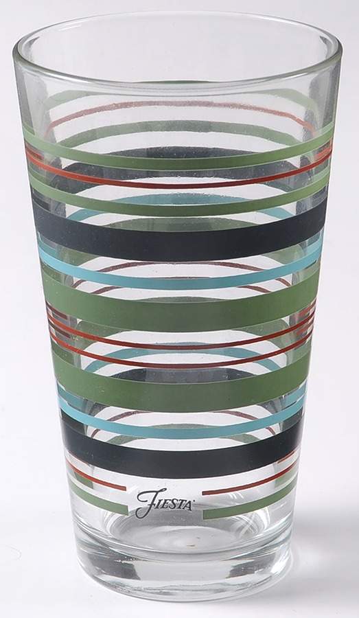 Fiestaware Coordinates 14 Oz Glassware Cooler by Homer Laughlin -1