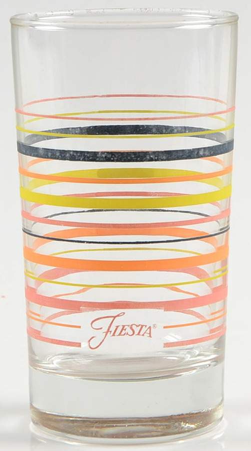 Fiestaware Coordinates 6 Oz Glassware Juice by Homer Laughlin -1