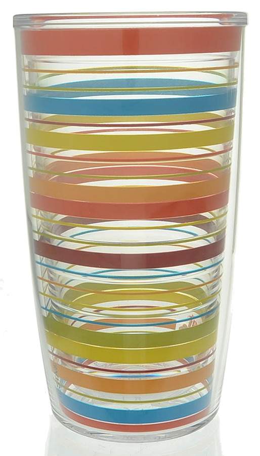 Fiestaware Coordinates 16 Oz Tervis Tumbler by Homer Laughlin -1