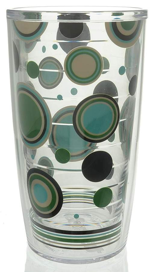 Fiestaware Coordinates 16 Oz Tervis Tumbler by Homer Laughlin -1
