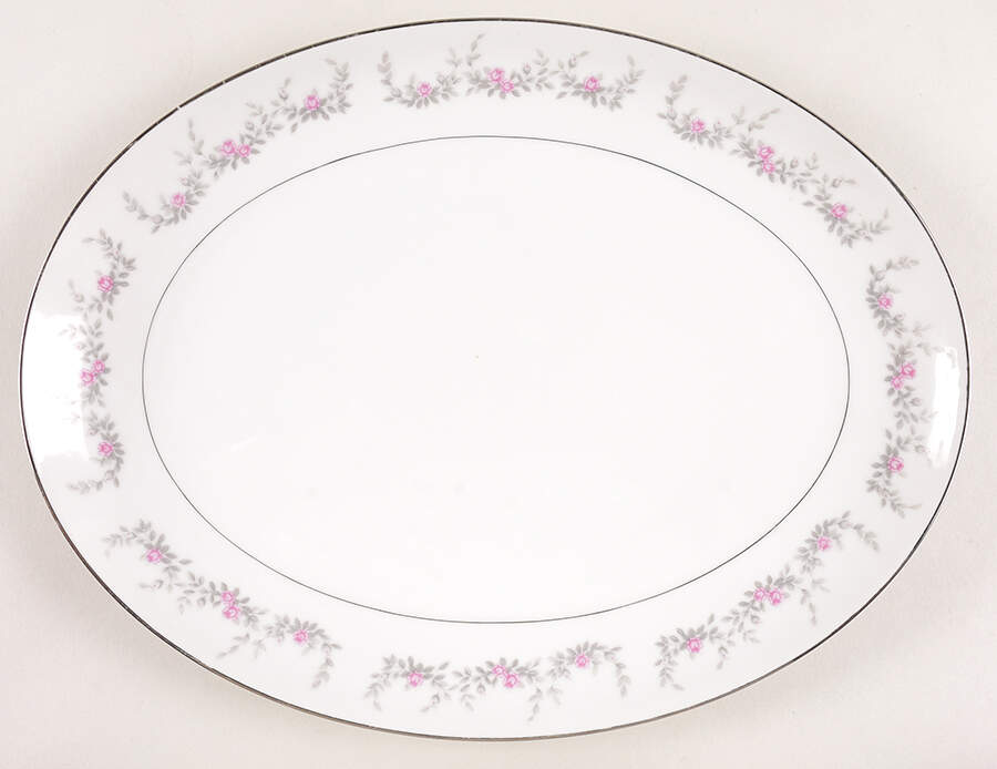 Suzette 14" Oval Serving Platter by Hara-1