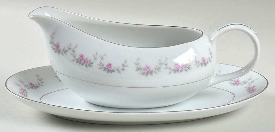 Suzette Gravy Boat & Underplate/Relish by Hara-1