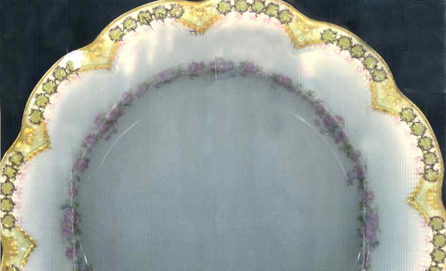 Schleiger 528-3 Dinner Plate by Haviland-1