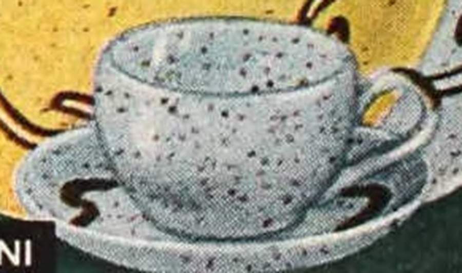 Bikini Aquamarine Flat Cup & Saucer Set by Harmony House China-1