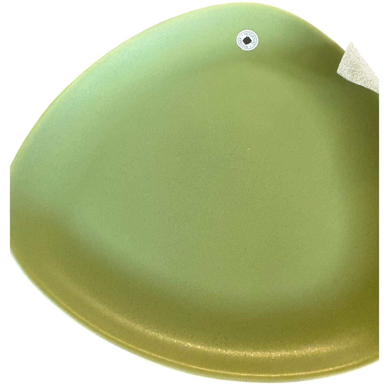 Nilsson Triangular Salad Plate by Hoganas Keramiks-1