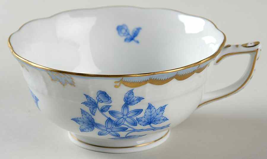 Fortuna Blue (VBOB) Footed Cup by Herend-1