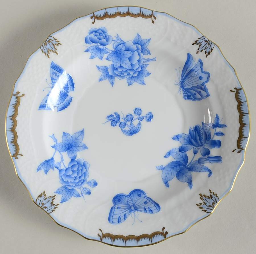 Fortuna Blue (VBOB) Salad Plate by Herend-1