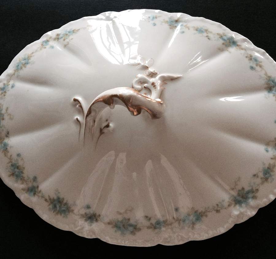 Schleiger 350-6 Lid for Oval Vegetable by Haviland-1