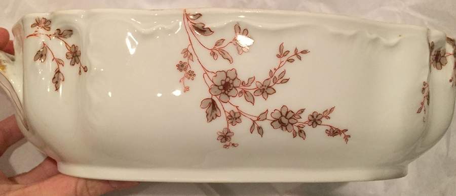 Schleiger 1156A Rectangular Vegetable Bowl No Lid by Haviland-1
