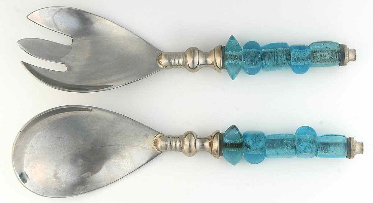 Shoreline Pasta Serving Set (Fork and Spoon) by Homestudio-1