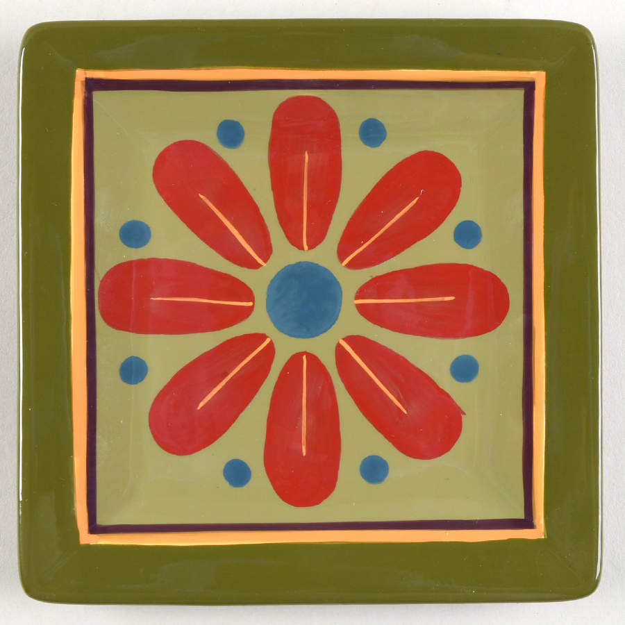 Baja Square Appetizer Plate by Homestudio-1