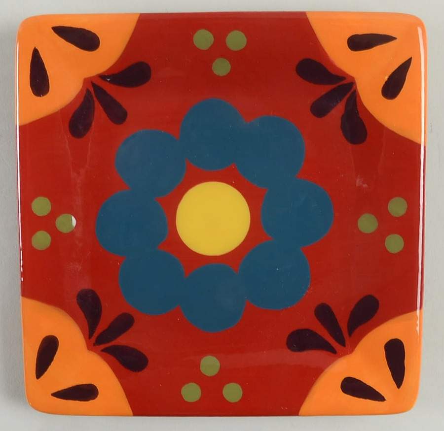 Baja Square Appetizer Plate by Homestudio-1