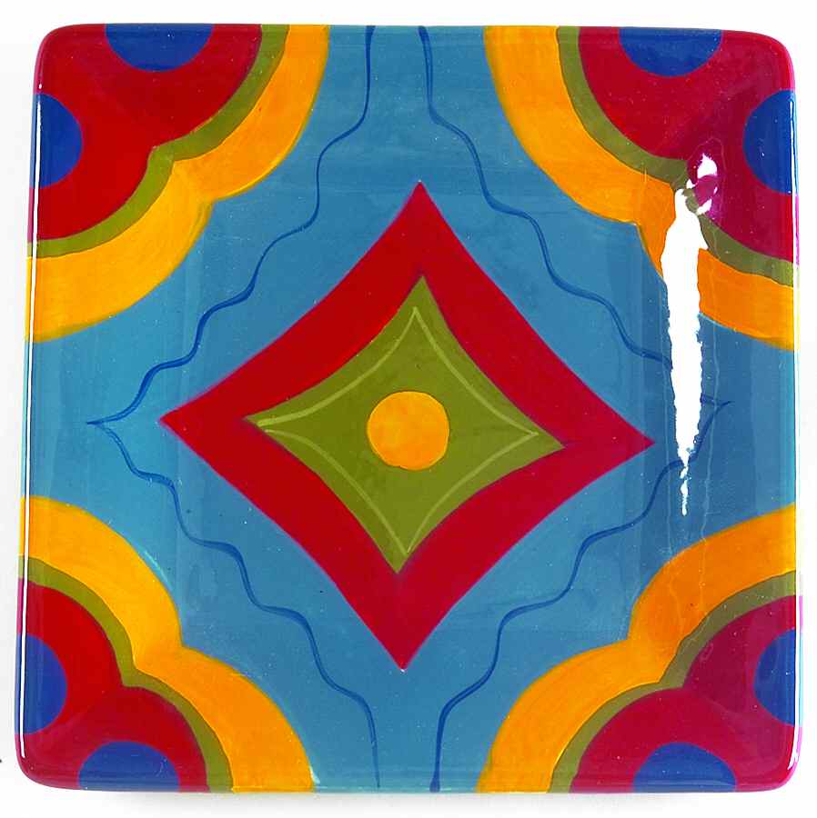 Baja Square Appetizer Plate by Homestudio-1