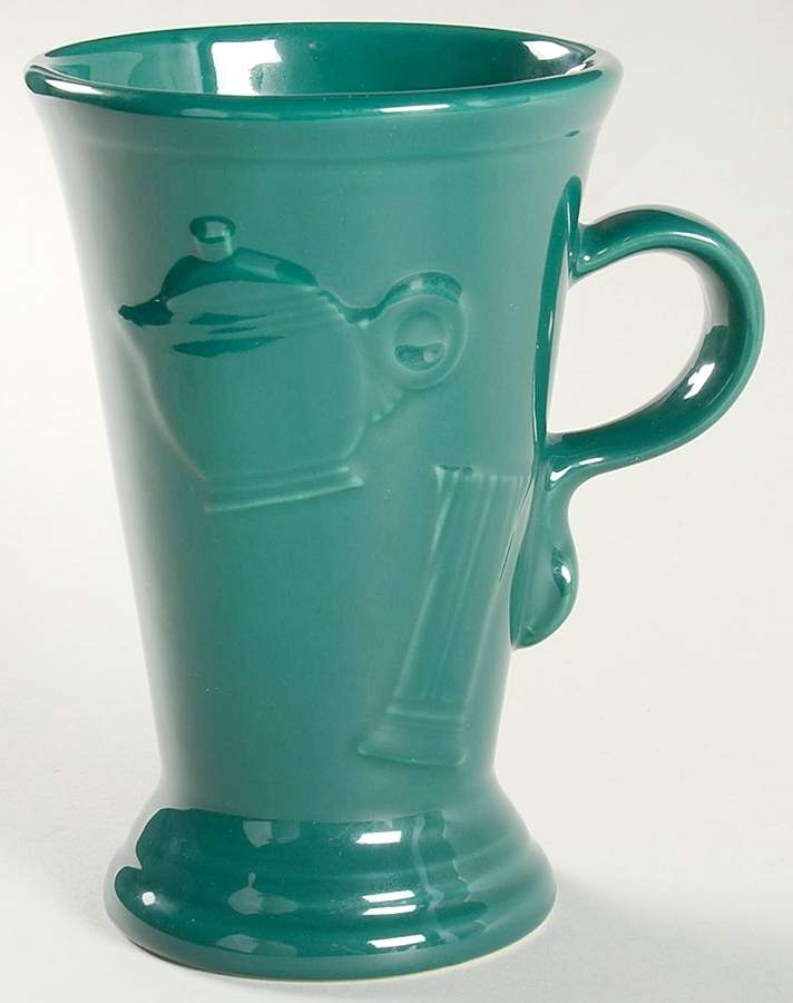 Fiesta Evergreen (Intro 2007) Pedestal Mug by Homer Laughlin -1