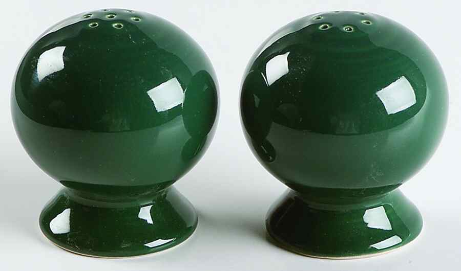 Fiesta Evergreen (Intro 2007) Salt & Pepper Set by Homer Laughlin -1