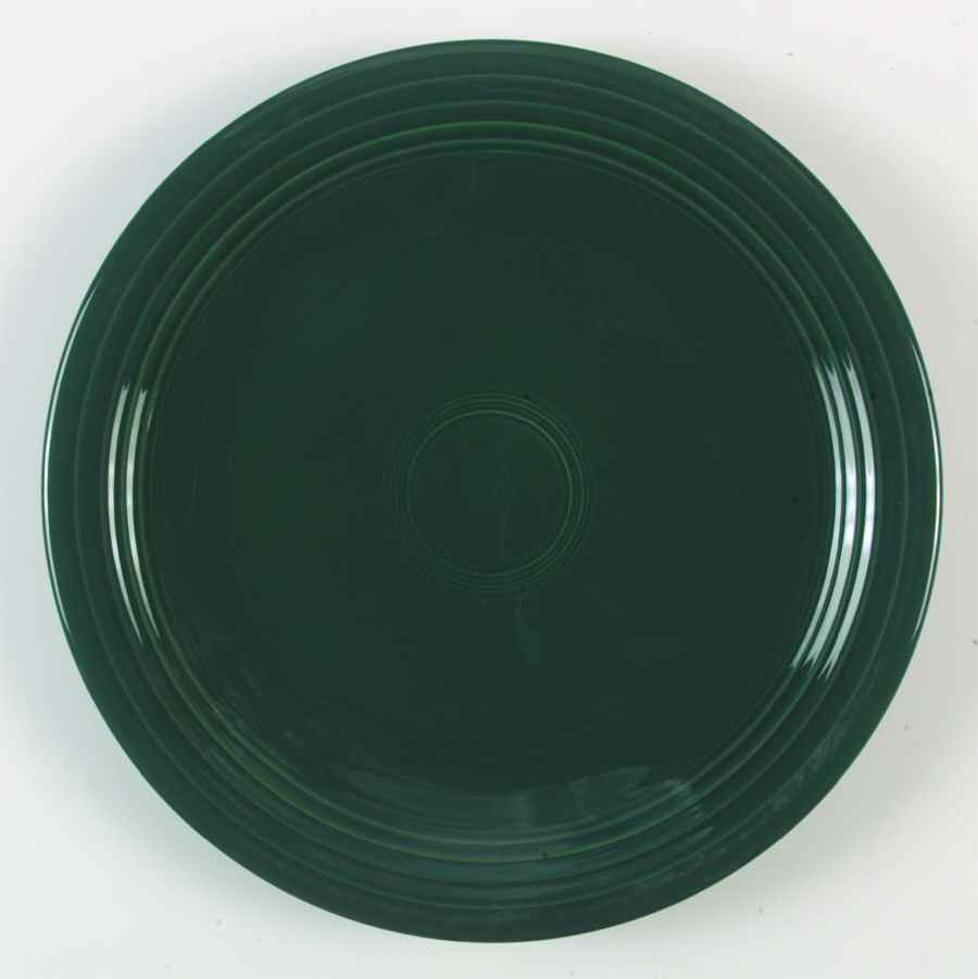 Fiesta Evergreen (Intro 2007) 11" Chop Plate (Round Platter) by Homer Laughlin -1
