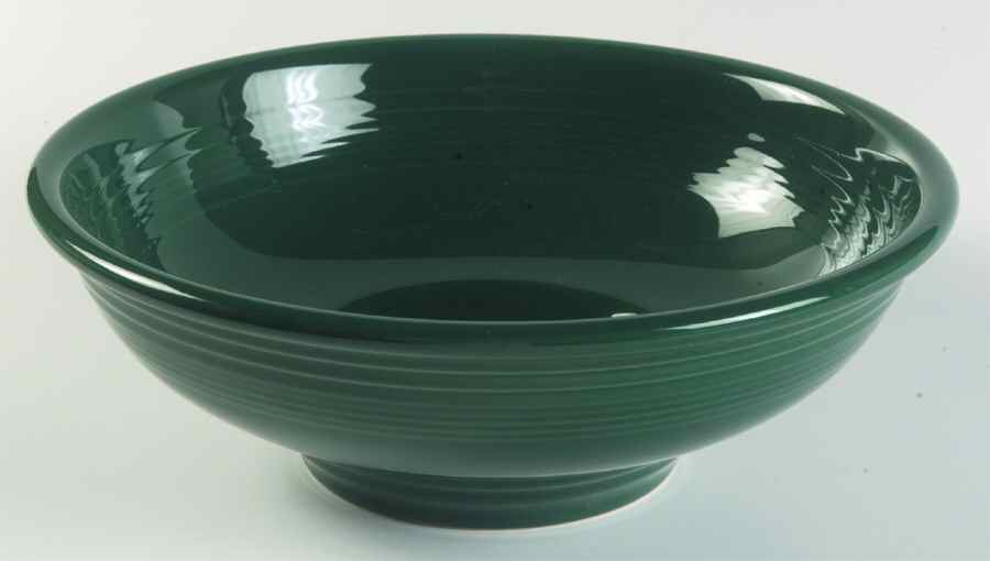 Fiesta Evergreen (Intro 2007) Pedestal Bowl by Homer Laughlin -1