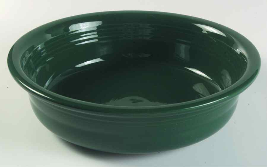Fiesta Evergreen (Intro 2007) 10" Large Salad Serving Bowl by Homer Laughlin -1