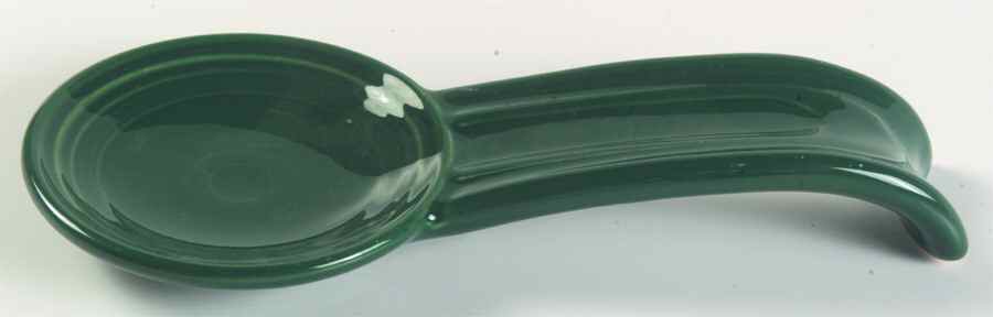 Fiesta Evergreen (Intro 2007) Spoon Rest/Holder (Holds 1 Spoon) by Homer Laughlin -1
