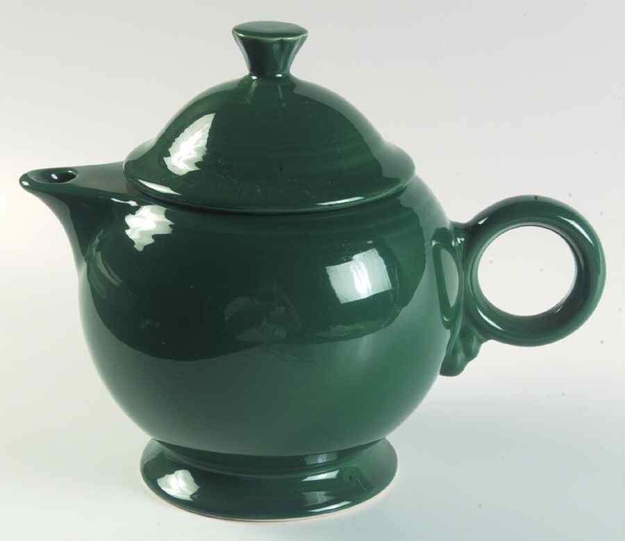 Fiesta Evergreen (Intro 2007) Teapot & Lid by Homer Laughlin -1