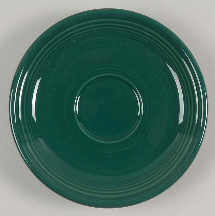Fiesta Evergreen (Intro 2007) Saucer by Homer Laughlin -1