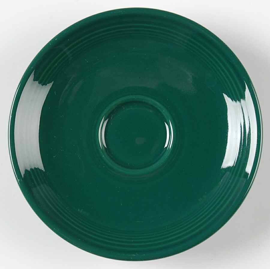 Fiesta Evergreen (Intro 2007) Saucer for Demitasse Cup by Homer Laughlin -1