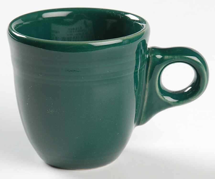 Fiesta Evergreen (Intro 2007) Flat Demitasse Cup by Homer Laughlin -1