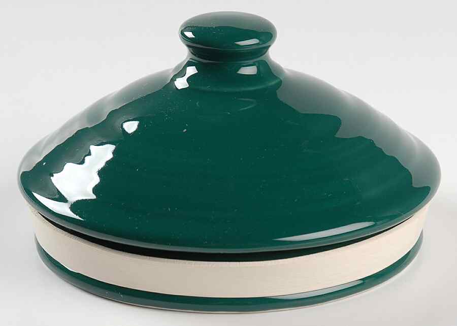 Fiesta Evergreen (Intro 2007) Lid for Medium Canister by Homer Laughlin -1
